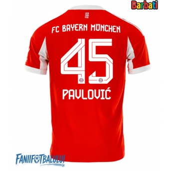 Bayern Munich Aleksandar Pavlovic #45 Tricou Fotbal Replică 2025-26 Barbati Acasa